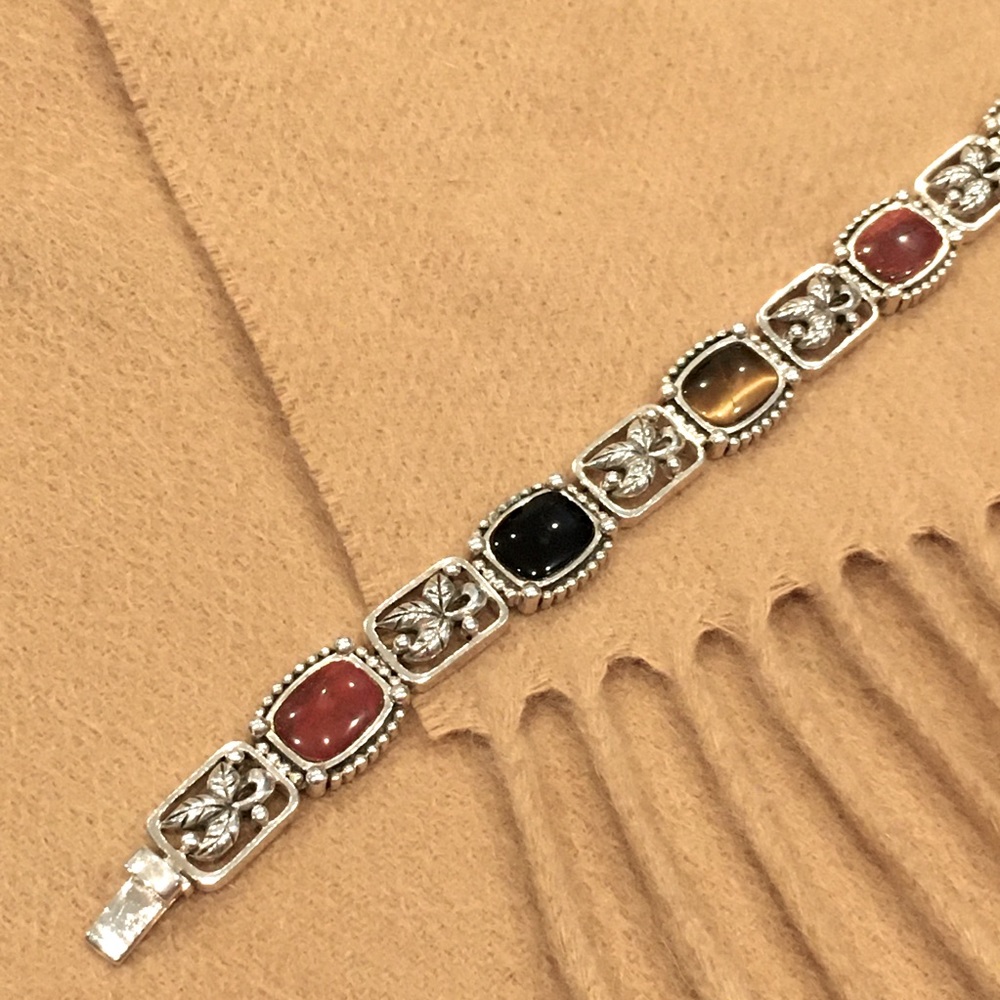 Vintage 925 Sterling Silver Bracelet - Picture 5 of 15